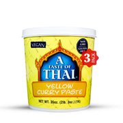 A Taste of Thai Yellow Curry Paste / 3 Pack / 0 Curry Sauce