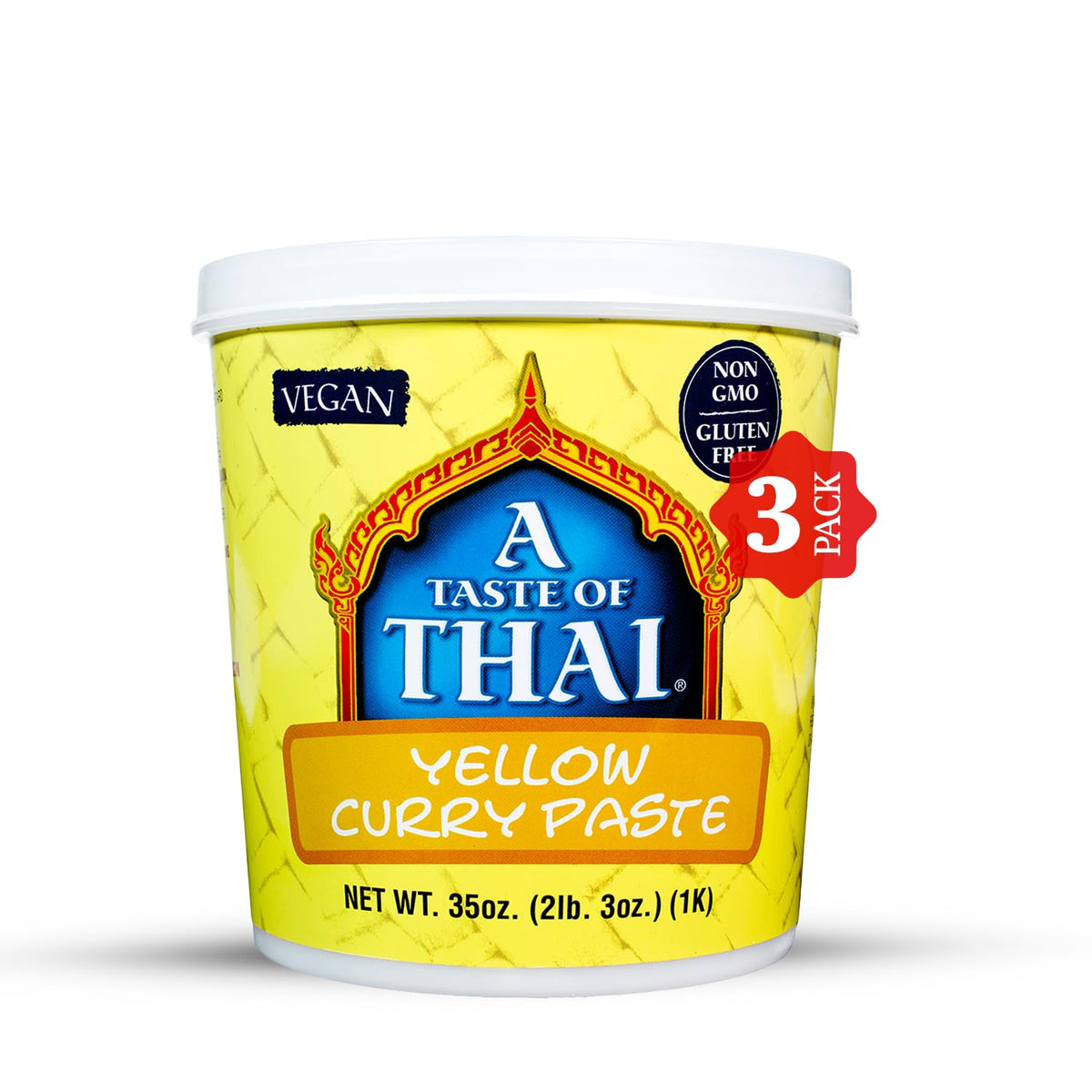 A Taste of Thai Yellow Curry Paste / 3 Pack / 0 Curry Sauce