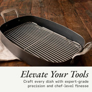 Made In Stainless Steel Roasting Rack, 13.5 x 8.5 Inch, Silver