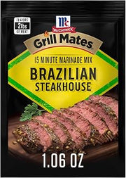 McCormick Grill Mates Brazilian Steakhouse Marinade Mix, 1.06 oz (Pack of 5)