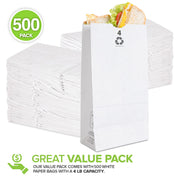 Stock Your Home 4 lb / 500 Count / White / 4.0 pounds Bags