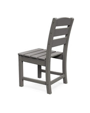 ® Lakeside Dining Side Chair in Slate Grey by Polywood – Medium (M), High Density Polyethylene (HDPE), Slate Grey, Model TLD100GY