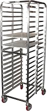 Winholt AL-1820B-XB Mobile Pan Rack, Bakery Rack on Wheels, Reinforced Aluminum with 20 18" x 26" Sheet Pan Capacity, 3" Spacing, 800 lbs. Rolling Capacity, End Load, NSF