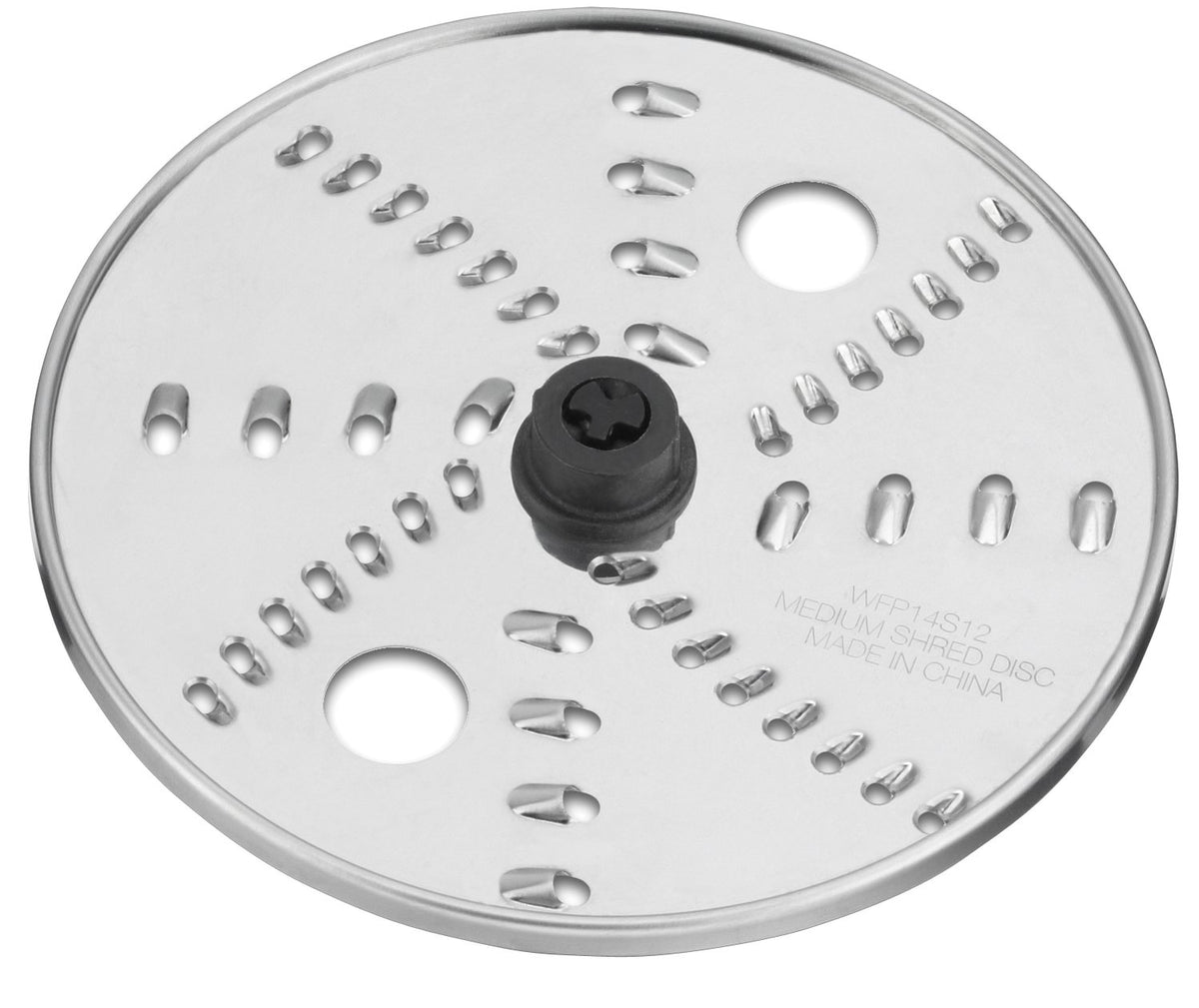 Commercial Food Processor Reversible Shredding Disc by Waring – 2.5 Quart Food Processor Accessories, Stainless Steel, Black/Silver, Model WFP11S6