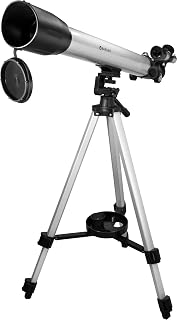 Barska 70060 Starwatcher Refractor Telescope | 231 Power, Pan Head Mount, 3x Barlow Lens