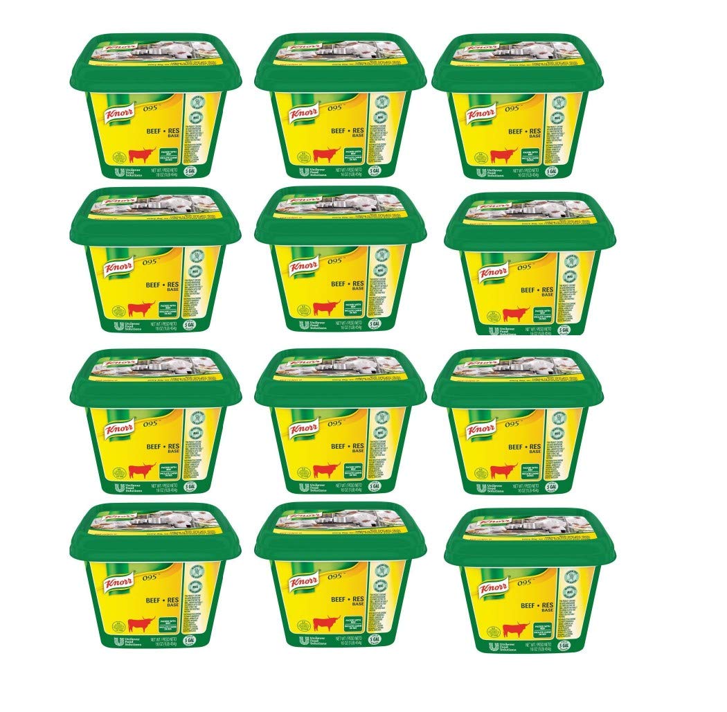 095 Beef Base by Knorr – 10.88 x 14.31 x 4.19 inches, Pack of 12