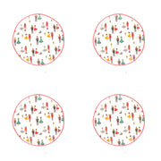 10 Strawberry Street Sugar Plum Dreams / 6" / 1 Appetizer Plates