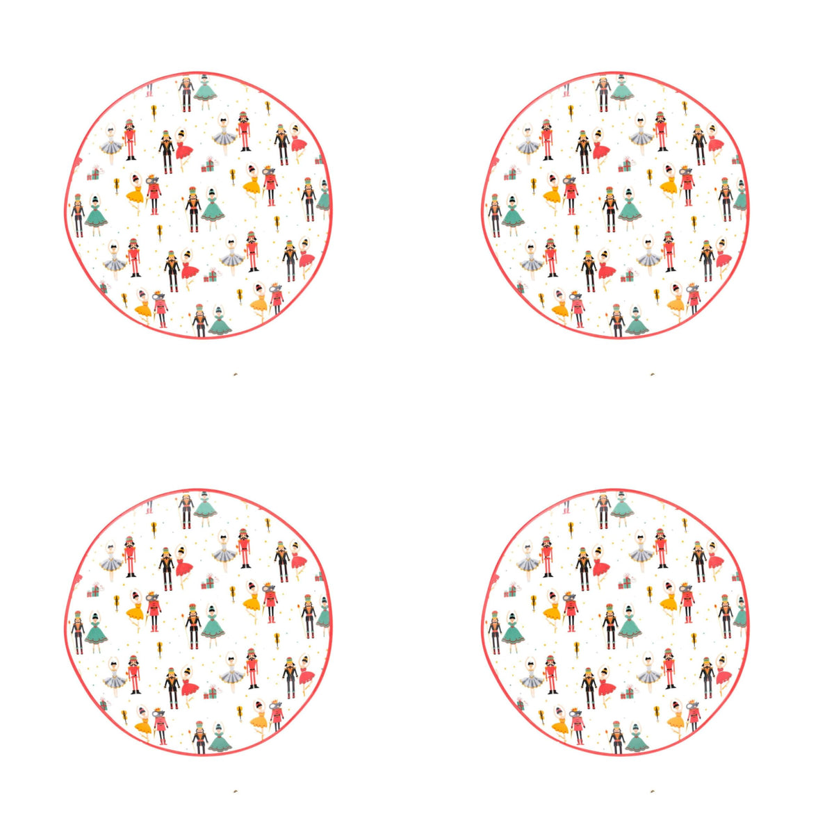 10 Strawberry Street Sugar Plum Dreams / 6" / 1 Appetizer Plates