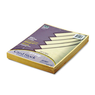 Ivory Card Stock by Pacon – 100 Sheets, 65 Lb. Paper, Ivory, Pack of 100, Model P101186
