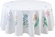 Lenox Butterfly Meadow Garden Tablecloth, Multicolor, 70" W x 70" L
