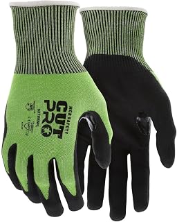MCR Safety 92785NFXL Cut Resistant Gloves, X-Large, Green, 1-Pair
