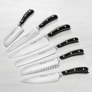 Wusthof 23 Piece Knife Block Set by Wüsthof – 23 Piece, Forged High Carbon Stainless Steel, Black Handles, Pack of 23, Model Classic Ikon