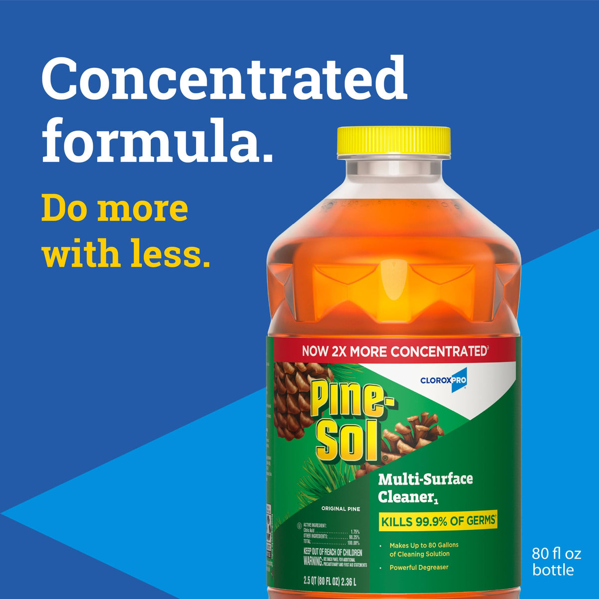 Pine-Sol 80 Fl Oz (Pack of 3) / Amber / 1 Bathroom Cleaners