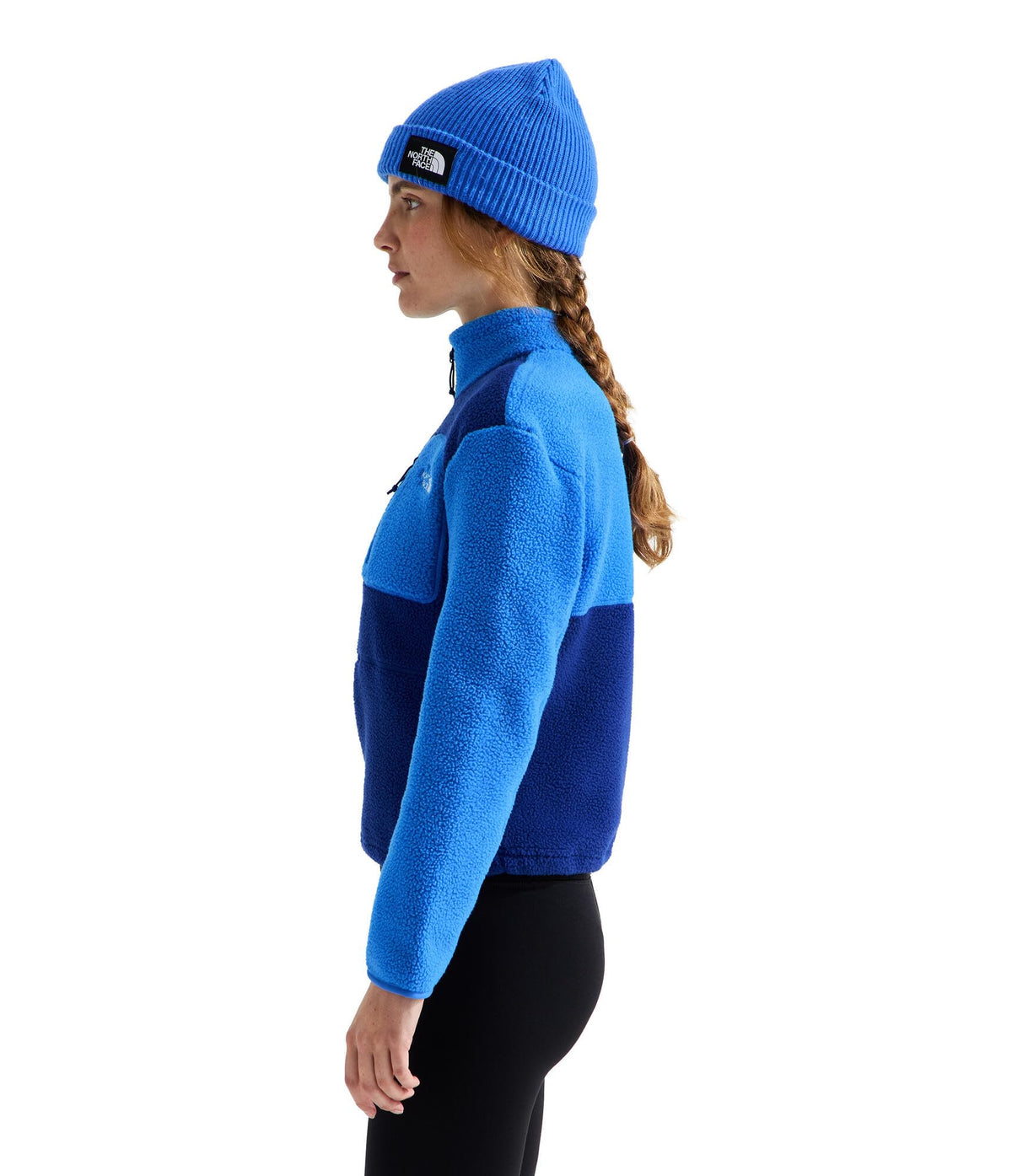 Yumiori Quarter Zip Jacket by The North Face – Polyester, Bold Blue/Active Blue, Model NF0A8E89
