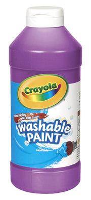 LLC CRAYOLA WASHABLE PAINT 16OZ VIOLET (Set of 24) – 16 ounces, Pack of 24, Model 542016040