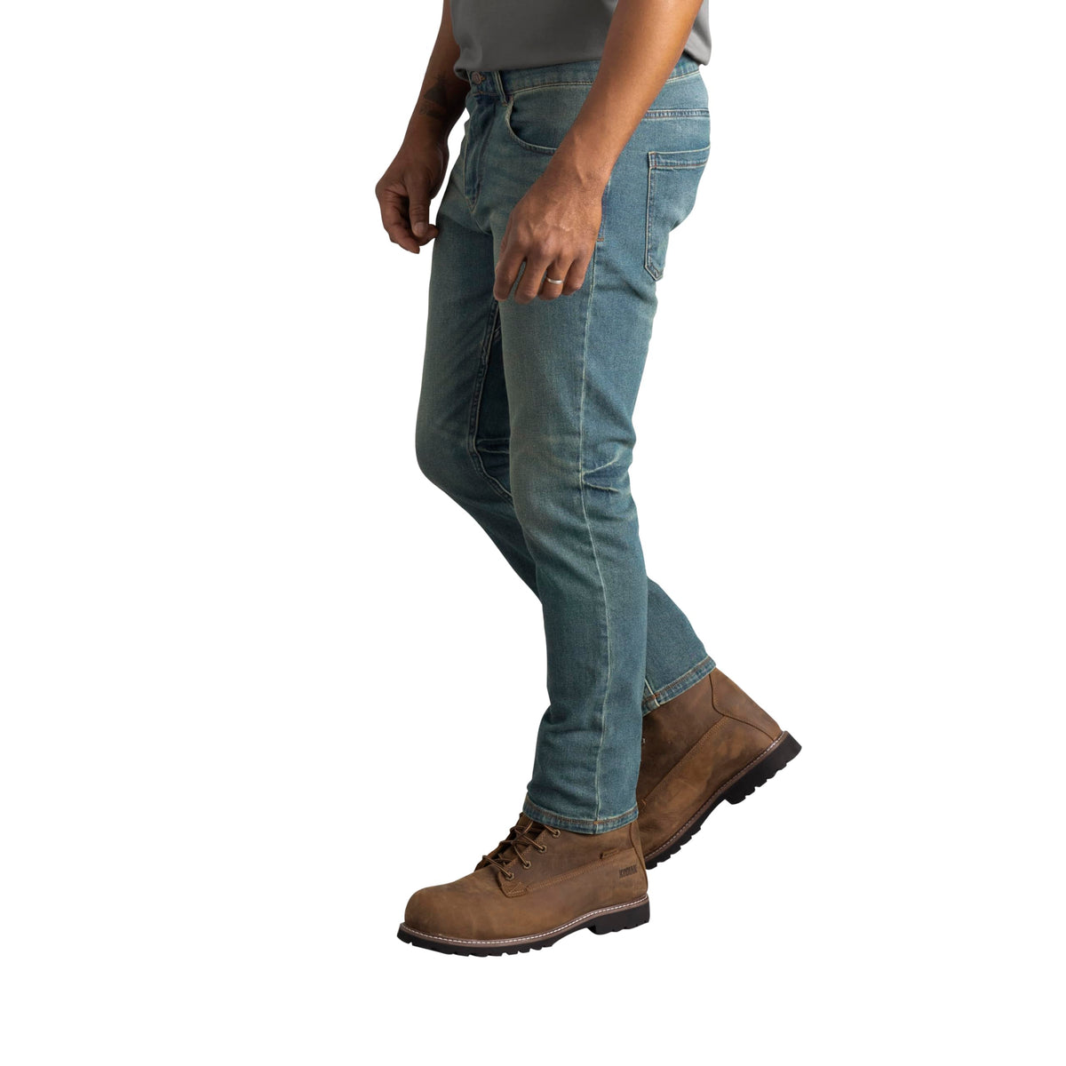 Men's Lightweight Cooling Jean by Red Kap – 36W x 32L, Cotton, Medium Wash, Model S4D2MV 36 32