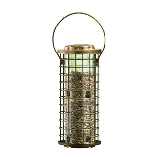 Squirrel Stumper Wild Bird Feeder by Perky-Pet – 6.63W x 5.75D ins., 3 pounds, Metal, Bronze