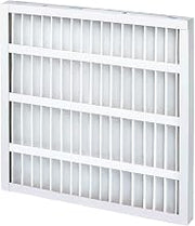 Standard Capacity Air Filter by Global Industrial – 16"W x 25"H x 2"D, Metal, White, Pack of 12, Model GI521138
