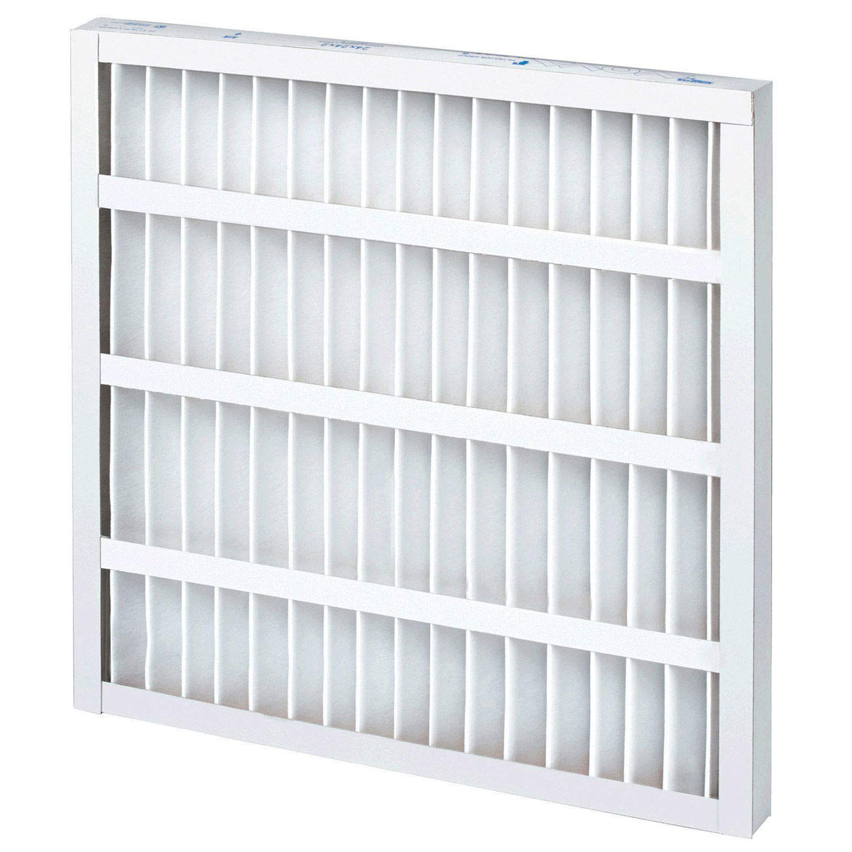 Standard Capacity Air Filter by Global Industrial – 16"W x 25"H x 2"D, Metal, White, Pack of 12, Model GI521138
