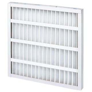 Standard Capacity Air Filter by Global Industrial – 16"W x 25"H x 2"D, Metal, White, Pack of 12, Model GI521138