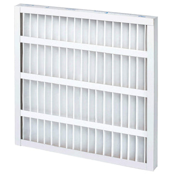 Standard Capacity Air Filter by Global Industrial – 16"W x 25"H x 2"D, Metal, White, Pack of 12, Model GI521138