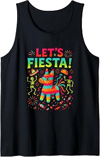 Let's Fiesta! - Cinco Mayo Mexican Party Fun Tank Top
