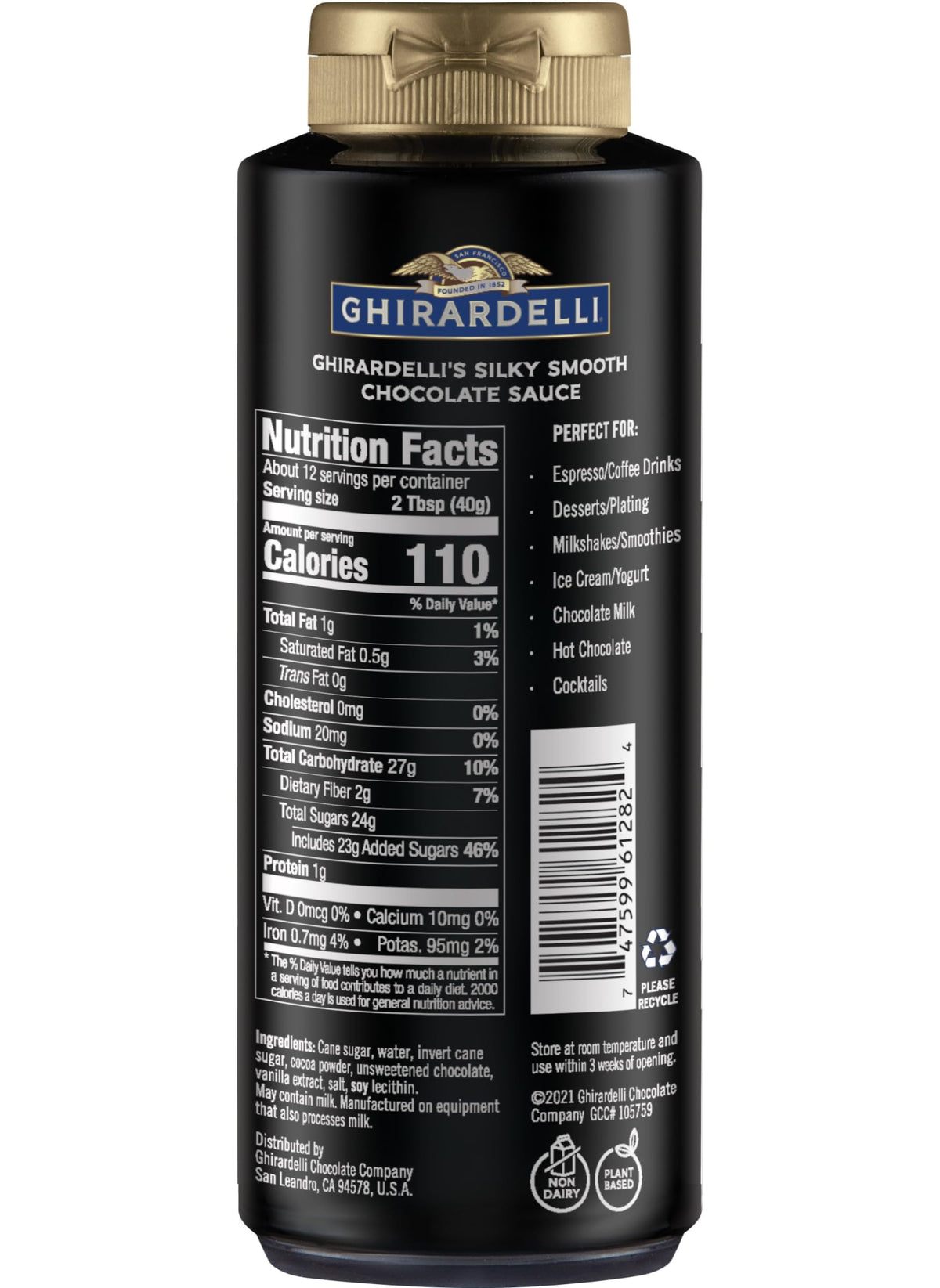 Chocolate and Caramel Sauces 16 oz Squeeze Bottles by Ghirardelli – 16 Fl Oz (Pack of 2), Pack of 2, Model Freepi
