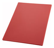 Cutting Board by Winco – 18"L x 18"W, Polyethylene (PE), Red, Model cbrd-1824