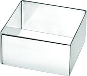 Winco SPM-275S, 2-3/4 x 2-3/4 Inch Square Culinary Pastry Mold, Stainless Steel Baking Mold Form