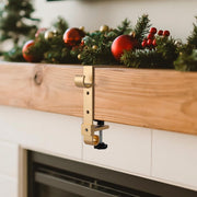 Acrridi Mantel Hook Set, Holds Over 30 Pounds, Gold 4-Pack
