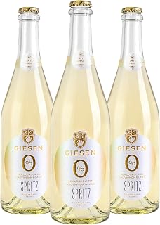 Giesen Non-Alcoholic Sauvignon Blanc Spritz, New Zealand, 750mL, 3 Pack | Lightly Sparkling, Alcohol Removed, Low Calorie, Aperitif Style