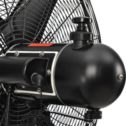 24" Wall Mounted Misting Fan by Continental Dynamics – 24", Aluminum, Black, Model SFWE-750/60YWA-M