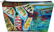 PC1142 8.5 x 6 in. Six Rowboats Pouch Multicoloured