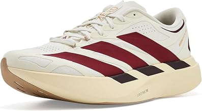 Women's Adizero EVO SL EXO Suede W Core whiteTeam Victory red/Cream White 12 US