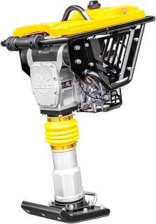 Tomahawk Power Jumping Jack Tamping Rammer Compactor Tamper for Asphalt and Cohesive Soil 3 HP Honda GX100 Engine, (JX60H)