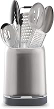 Dash SmartStore™ Kitchen Utensil Holder with Smartphone Compatibility, For Spatulas, Can Openers, Ladles, Whisks and More, Multi-Compartment and Dishwasher Safe – White
