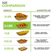 Stock Your Home 2 lb / 500 / 500.0 Serving Trays