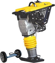 Tomahawk Power Tomahawk 4 HP Honda Vibratory Rammer Jumping Jack Tamper with Honda GX120R Engine Compaction Force 3,550 lbs. per Square ft (TR68H Rammer + Wheel Kit)