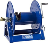 COXREELS 1125-5-200 Hand Crank Steel Hose Reel - 3,000 PSI - Holds 3/4" x 200' Length Hose - Perfect for Air Compressor, Garden, Pressure Washer, Electric Hoses (Hose Not Included) Made in USA