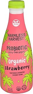 Harmless Harvest Dairy-Free Drinkable Yogurt - Strawberry 24oz, 24 Fl Oz