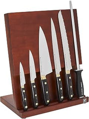 KRAMER by ZWILLING EUROLINE Carbon Collection 2.0 7-pc Razor-Sharp German Block Knife Set, Made in Company-Owned German Factory with Special Formula Steel perfected for almost 300 Years