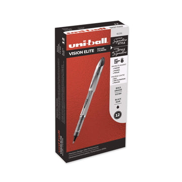 Vision Elite Stick Micro Point Rollerball Pens by Uni-Ball – Model 69021-C48