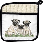 Betsy Drake PT077 Pugs Pot Holder