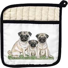 Betsy Drake PT077 Pugs Pot Holder