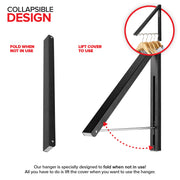 Stock Your Home Gray / 1 Rack / 1 Garment Racks