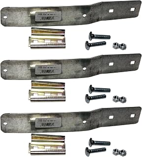 Accuform Slow Moving Vehicle Sign Mounting Hardware for Offset Mounting of FRW624 and FRW622 Slow Moving Vehicle Signs, FRW628 (Pack of 3)