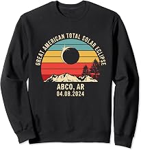 Abco, AR Arkansas Total Solar Eclipse 2024 Sweatshirt