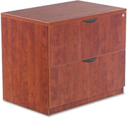 Alera Valencia Series Lateral File, 2 Legal/Letter-Size File Drawers, Medium Cherry, 34" x 22.75" x 29.5