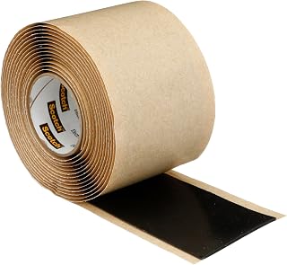 3M Scotch Rubber Mastic Tape 2228, 2 in x 10 ft, Black, 1 Roll