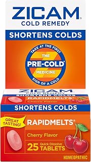 Zicam Cold Remedy RapidMelts, Cherry 25 ea (Pack of 5)